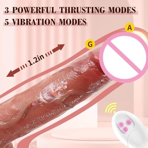 Dildo Vibrador Realista Grande para Mujeres