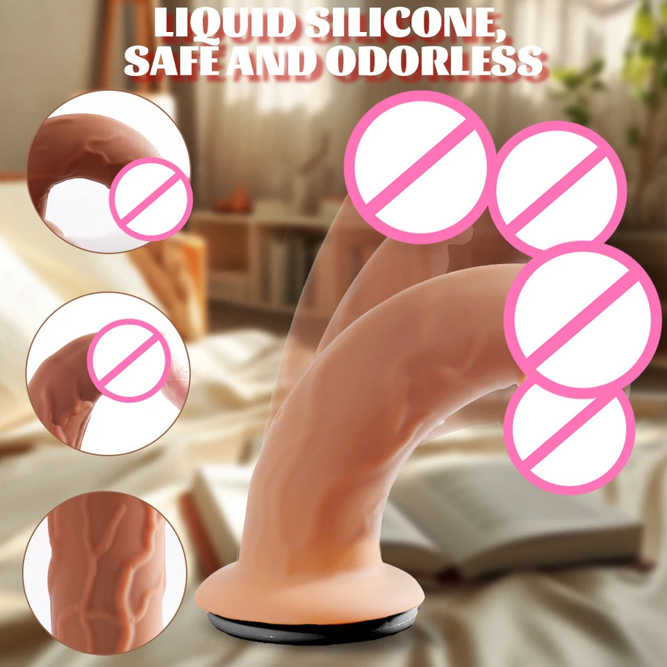 Arnés Vibrador Telescópico Realista Ergonómico para Placer Adulto