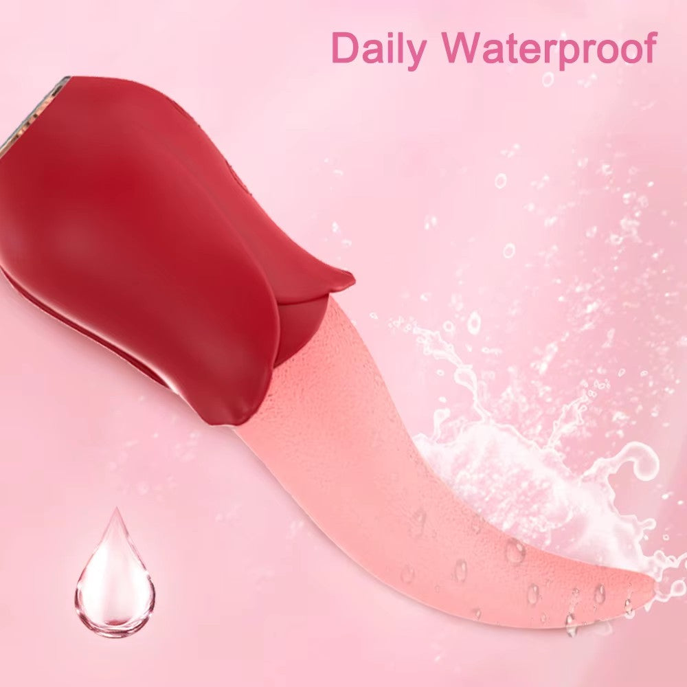 Vibrador Estimulador de Lengua Realista para Mujeres