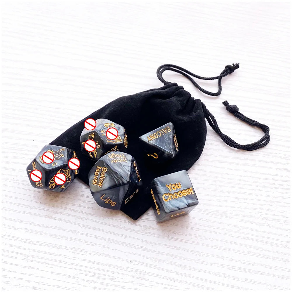 Dados de Posición Eróticos 5PCS 'Hot Love' - ¡Explora el Placer!