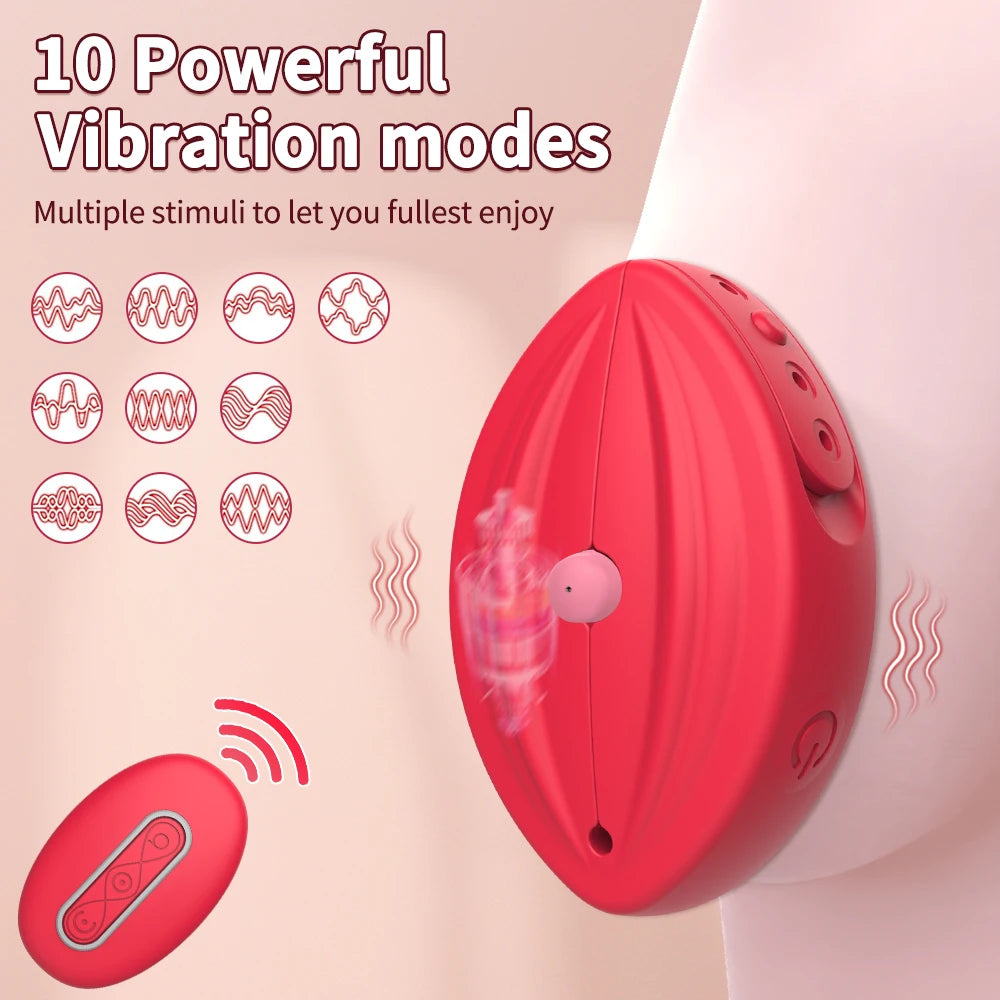 Pinzas Vibrantes Discretas con Control Remoto para Pezones - Experiencia Íntima en Pareja