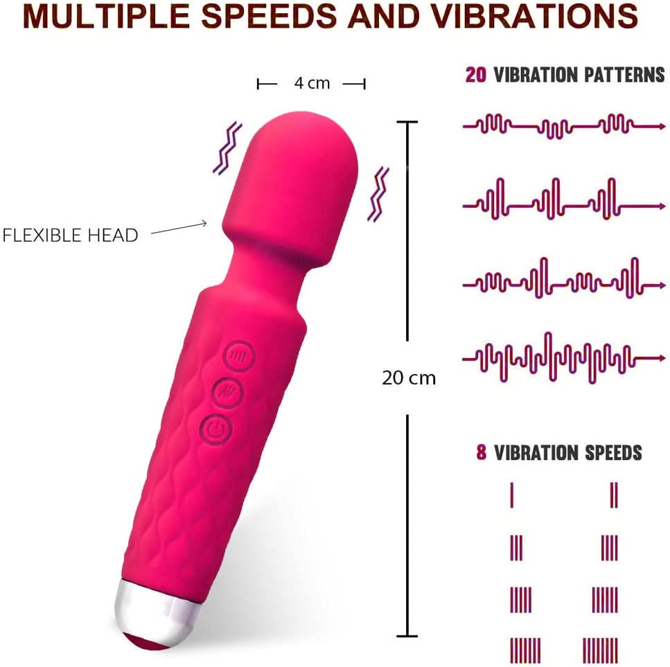 Vibrador Premium Recargable USB: Placer Intenso con 20 Modos