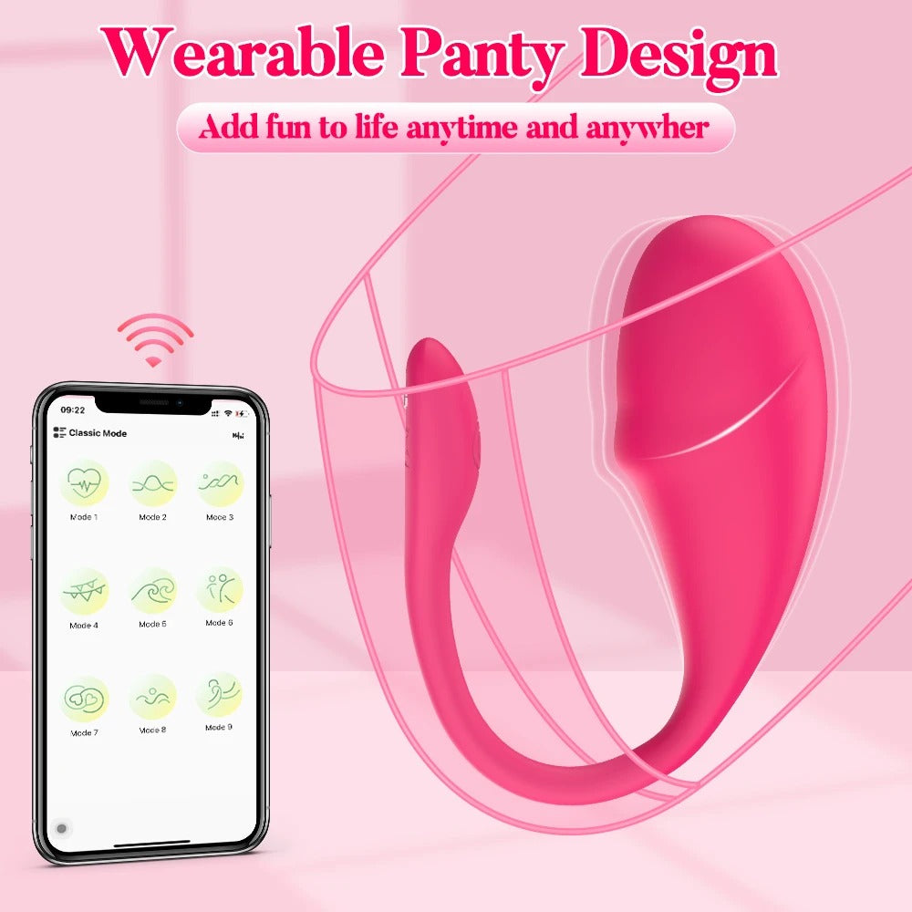Vibrador controlado por la app para Parejas