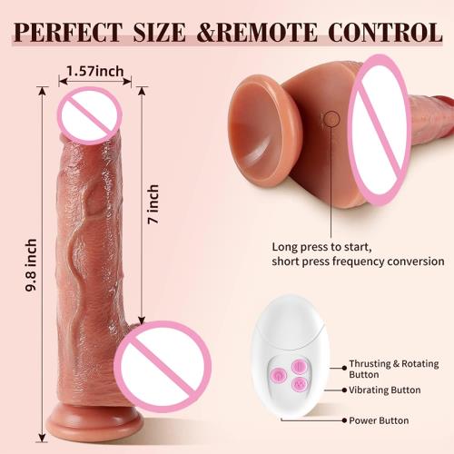 Dildo Vibrador Realista Grande para Mujeres