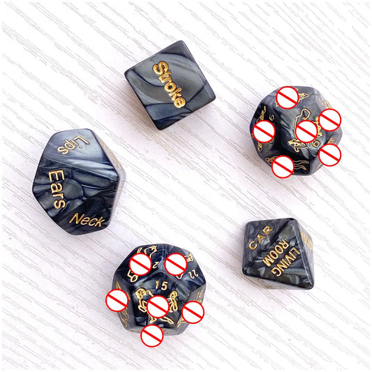 Dados de Posición Eróticos 5PCS 'Hot Love' - ¡Explora el Placer!