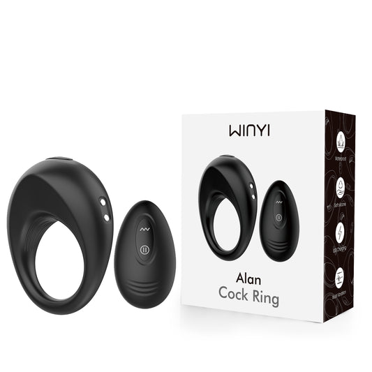 Anillo Vibrador Retardante Winyi con Control Remoto - 10 Modos