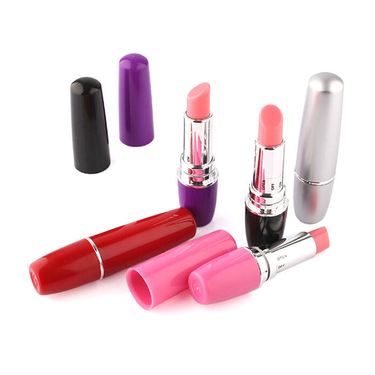 Mini Vibrador Labial Femenino de 10 Velocidades para Estimulación Íntima