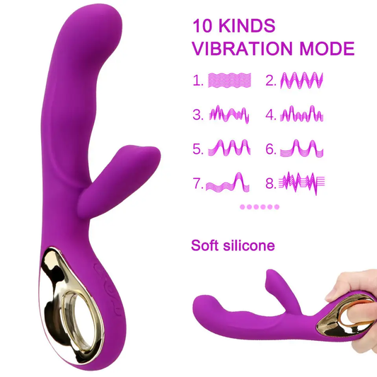 Vibrador G-spot Rabbit: Placer Intenso y Estimulación Dual Recargable