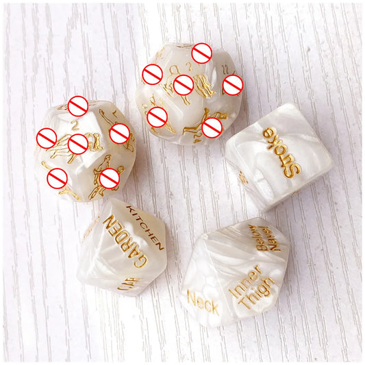 Dados de Posición Eróticos 5PCS 'Hot Love' - ¡Explora el Placer!