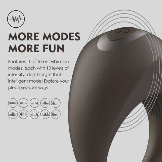 Anillo Vibrador Retardante Winyi con Control Remoto - 10 Modos