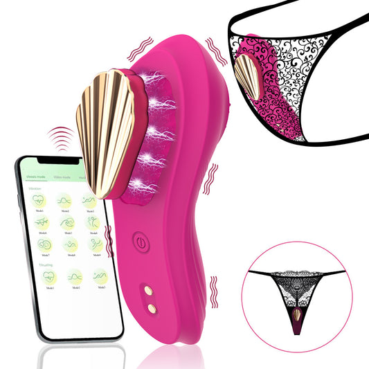 Vibrador de Bragas Inteligente con Control Remoto a Larga Distancia y Clip Magnético