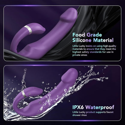 Vibrador Conejo de Silicona con Estimulación G-Spot