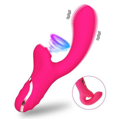 Vibrador  2 en 1 de Silicona