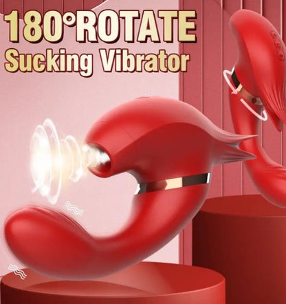 Vibrador Rotatorio Triple Acción